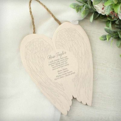 (image for) Personalised In Loving Memory Ceramic Wings