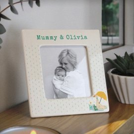 (image for) Personalised Puddle Duck Ceramic 4x4 Frame