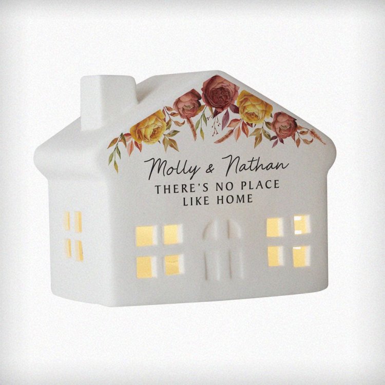 Modal Additional Images for Personalised Floral Autumnal LED House