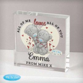 (image for) Personalised Me to You Valentine Crystal Token
