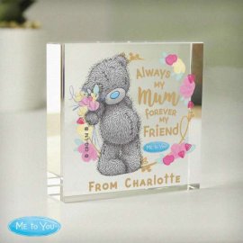 (image for) Personalised Me To You Forever My Friend Crystal Token