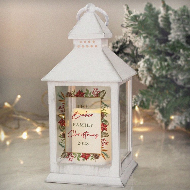 Modal Additional Images for Personalised Christmas White LED Lantern