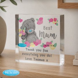 (image for) Personalised Me to You Lovely Mum Crystal Token