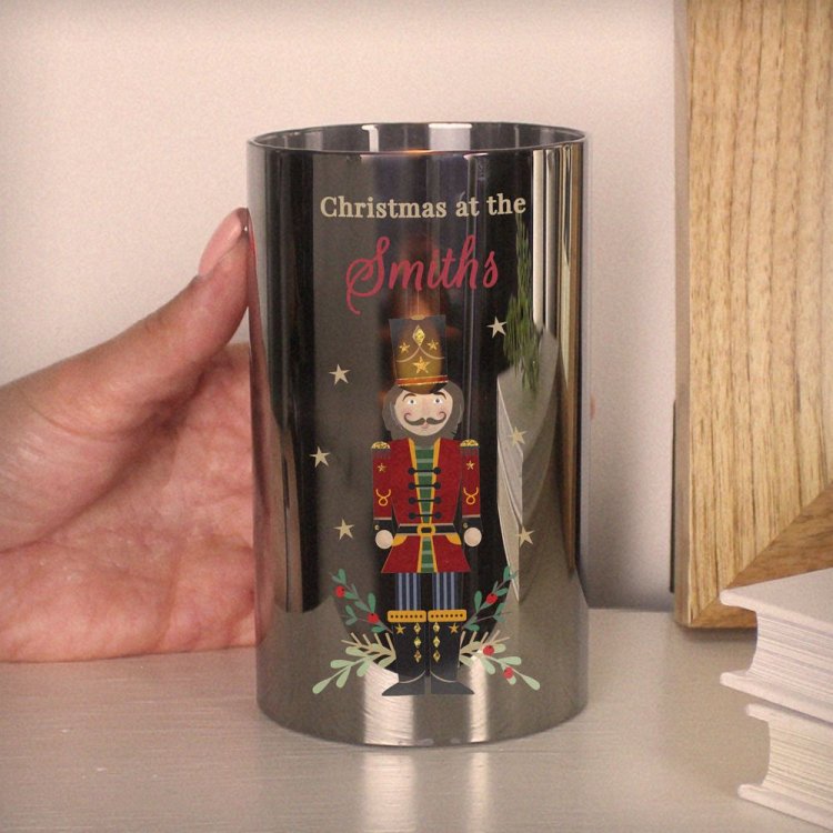 Modal Additional Images for Personalised Christmas Nutcracker Smoked LED Candle
