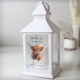 (image for) Personalised Highland Cow LED Lantern