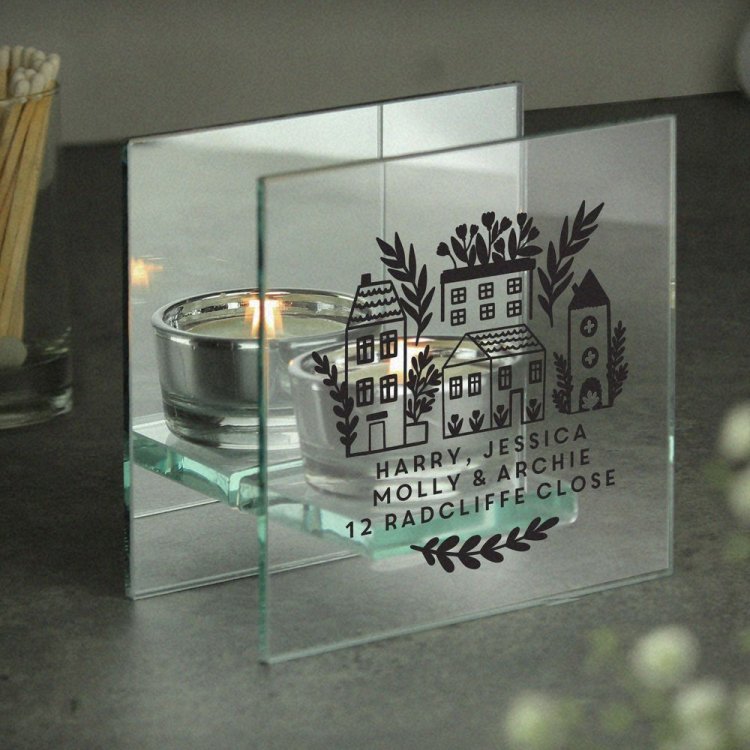 Modal Additional Images for Personalised Home Glass Tealight