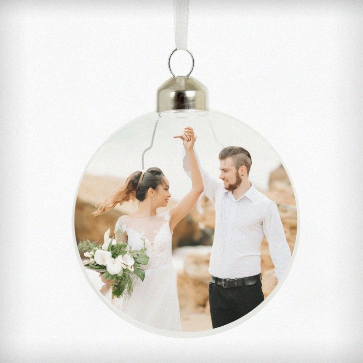 Modal Additional Images for Personalised Photo Upload Glass Bauble
