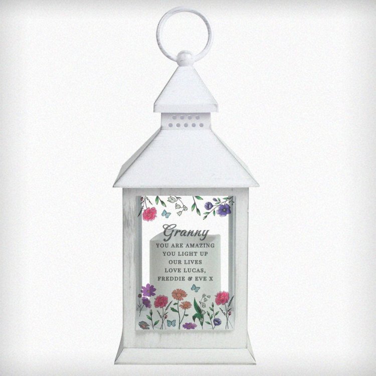 Modal Additional Images for Personalised Wild Flowers LED Lantern