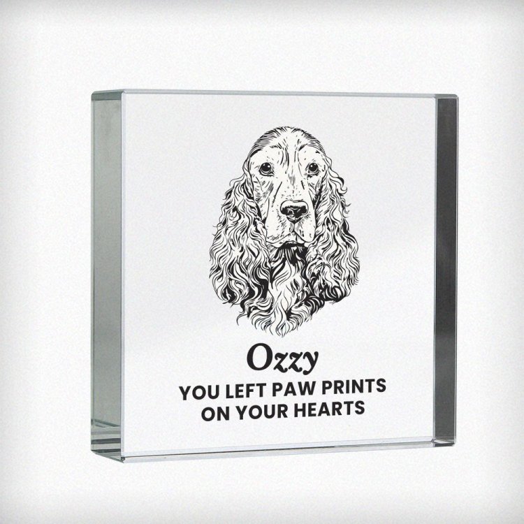 Modal Additional Images for Personalised Dog Breed Small Crystal Ornament