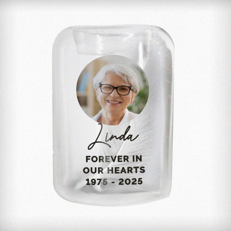 Modal Additional Images for Personalised Photo Upload Memorial Feather Tealight Holder