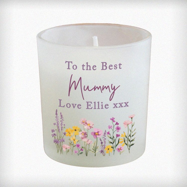 Modal Additional Images for Personalised Wild Flower Jar Candle
