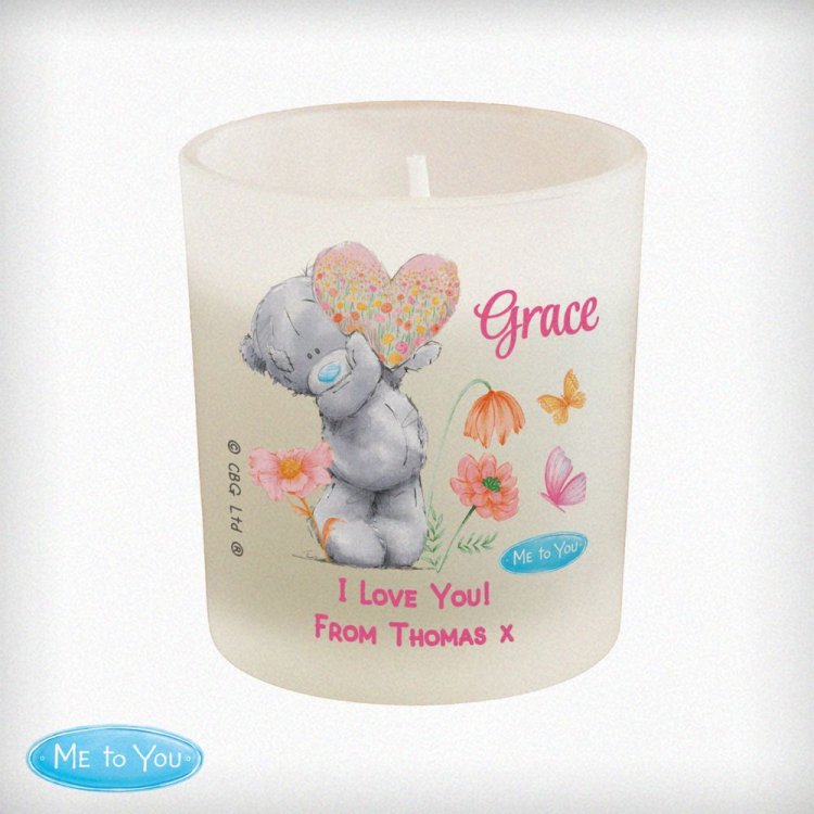 Modal Additional Images for Personalised Me to You Flowery Jar Candle