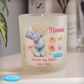 (image for) Personalised Me to You Flowery Jar Candle