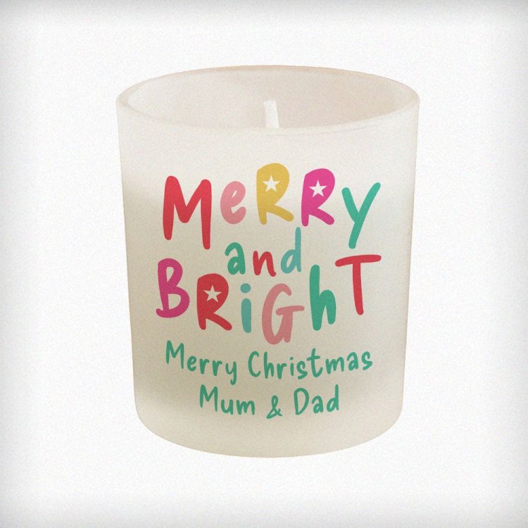 Modal Additional Images for Personalised Merry & Bright Candle Jar