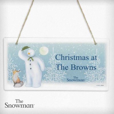 (image for) Personalised The Snowman Snow Wonder Wooden Sign