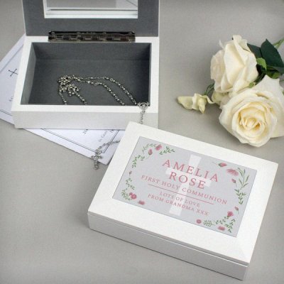 (image for) Personalised Religious Jewellery Box