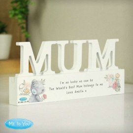 (image for) Personalised Me To You Wooden Mum Ornament