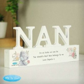 (image for) Personalised Me To You Wooden Nan Ornament