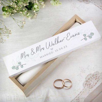 (image for) Personalised Eucalyptus Wooden Certificate Holder