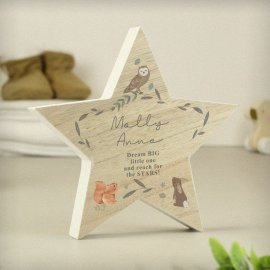 (image for) Personalised Woodland Animal Star Ornament