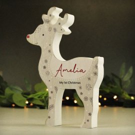 (image for) Personalised Red Nosed Reindeer Ornament