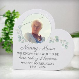 (image for) Personalised Wedding Memory Table Heart Ornament