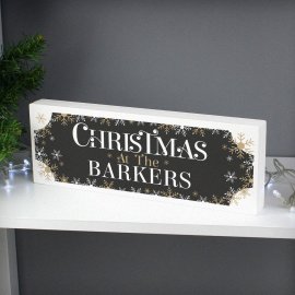 (image for) Personalised Family Christmas Wooden Mantel Decoration