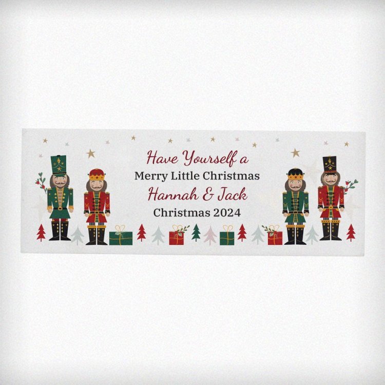 Modal Additional Images for Personalised Christmas Nutcracker Wooden Mantel Decoration