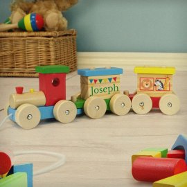 (image for) Personalised Circus Toy Train