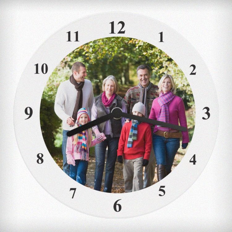 Modal Additional Images for Personalised Photo Upload Wooden Clock