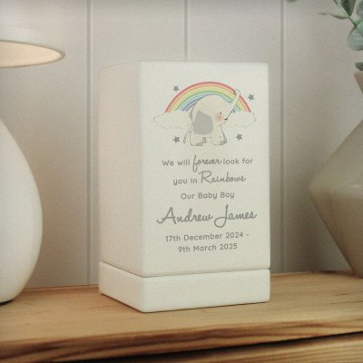 (image for) Personalised Childs Memorial Small Wooden Urn