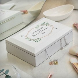 (image for) Personalised Butterfly Wooden Jewellery Box