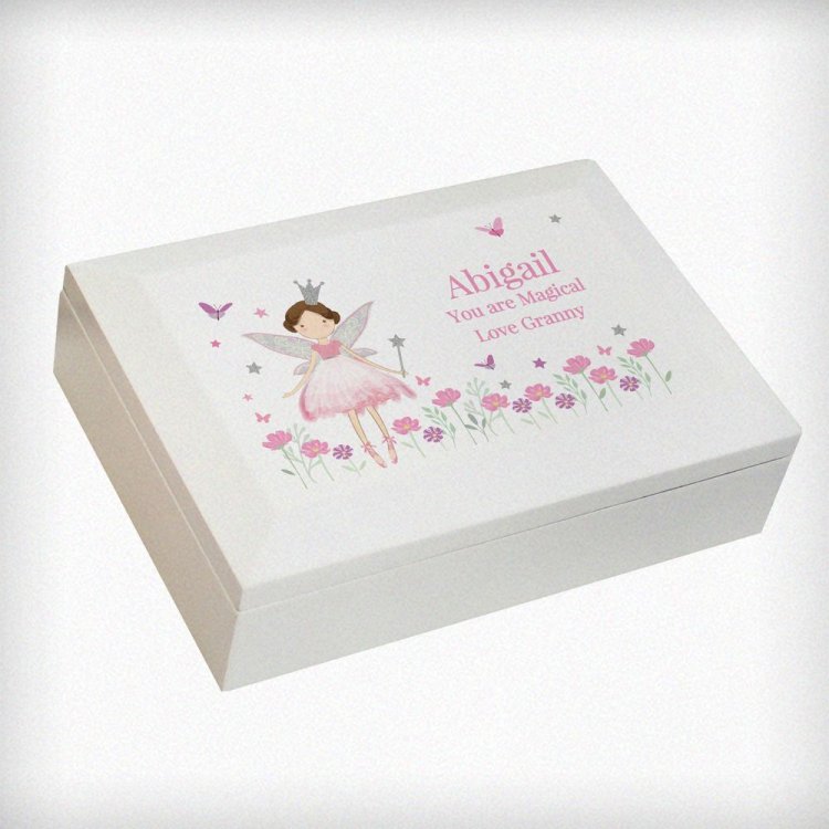Modal Additional Images for Personalised Fairy Princess Jewellery Box