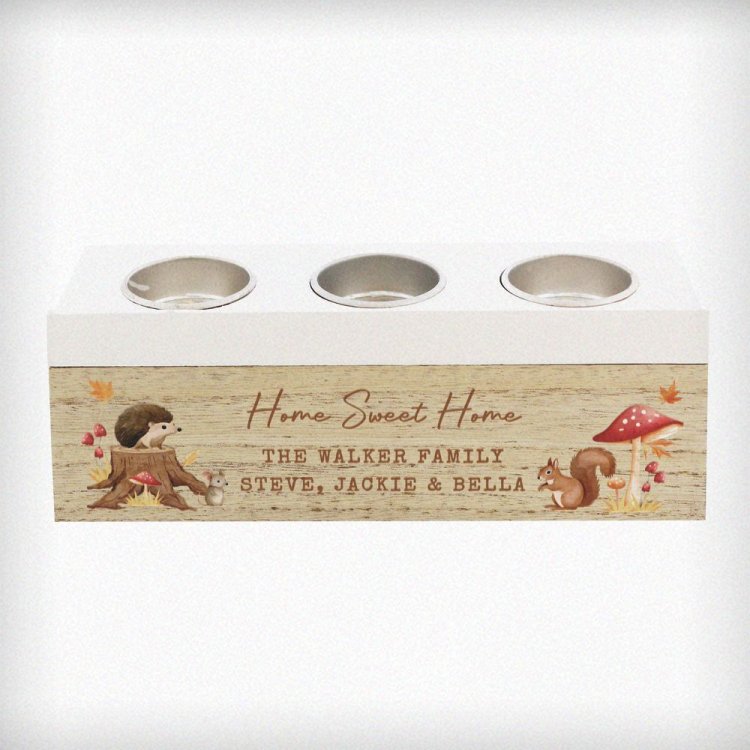 Modal Additional Images for Personalised Autumn Triple Tea Light Box