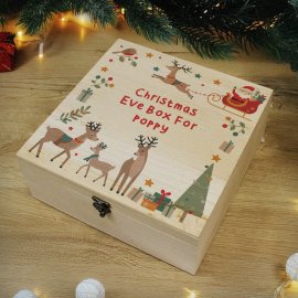 (image for) Personalised Santa & Reindeer Christmas Eve Box