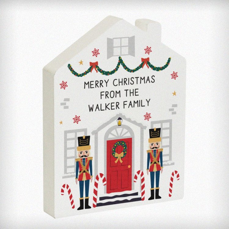Modal Additional Images for Personalised Nutcracker Christmas House Ornament