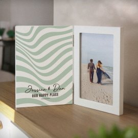 (image for) Personalised Wooden Hinged 6x4 Photo Frame