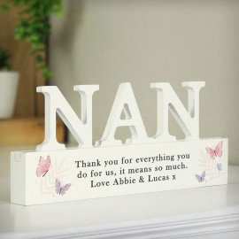 (image for) Personalised Butterfly Nan Ornament