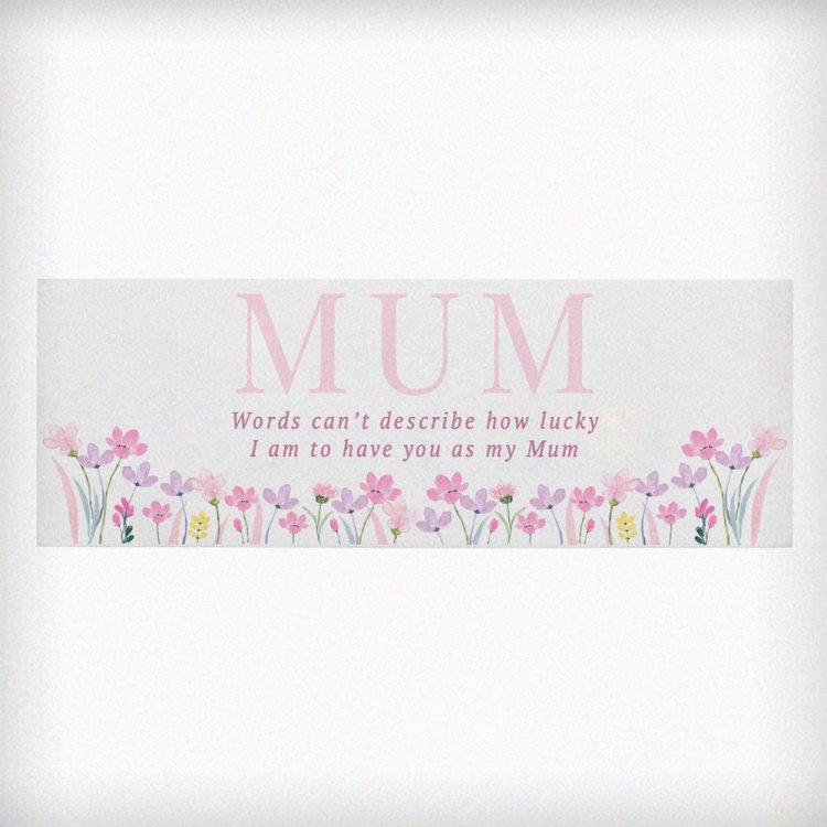 Modal Additional Images for Personalised Floral Wooden Mum Ornament