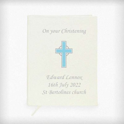 (image for) Personalised Blue Cross Holy Bible - Eco-friendly