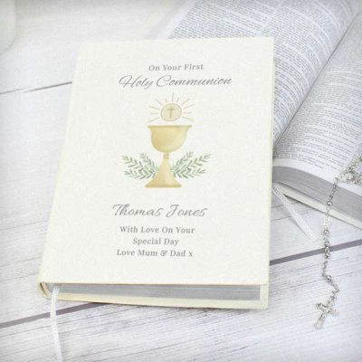 (image for) Personalised First Holy Communion Holy Bible - Eco-friendly
