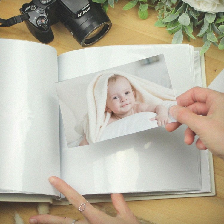 Modal Additional Images for Personalised Religious Cross Square Photo Album