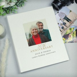 (image for) Personalised Photo Upload 50th Anniversary Traditional Photo Album