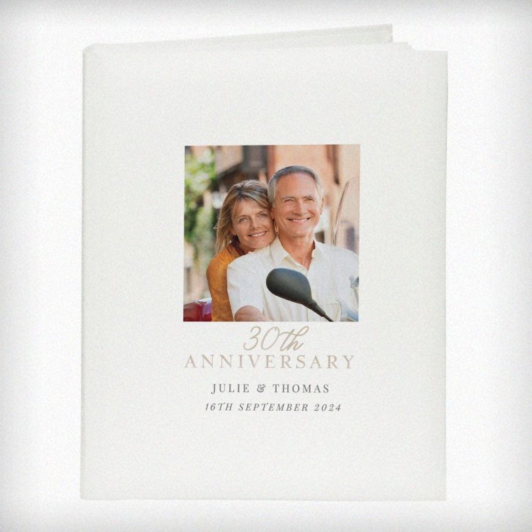 Modal Additional Images for Personalised Photo Upload 30th Anniversary Traditional Photo Album