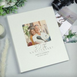(image for) Personalised Photo Upload 30th Anniversary Traditional Photo Album