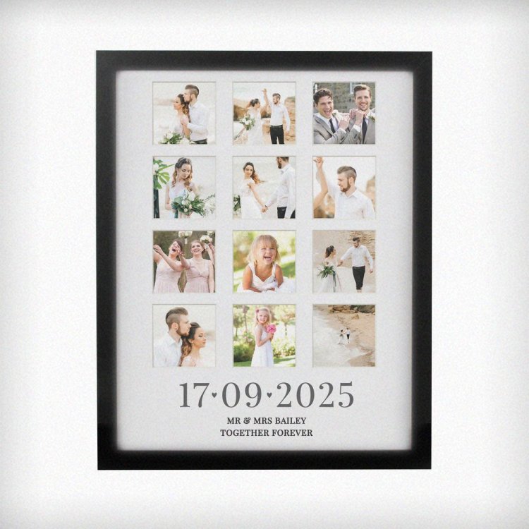 Modal Additional Images for Personalised Special Date Black Multi Photo Frame