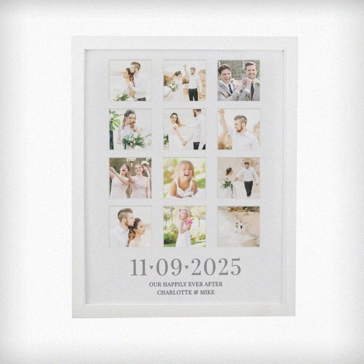 Modal Additional Images for Personalised Special Date White Multi Photo Frame