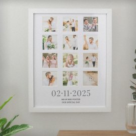 (image for) Personalised Special Date White Multi Photo Frame