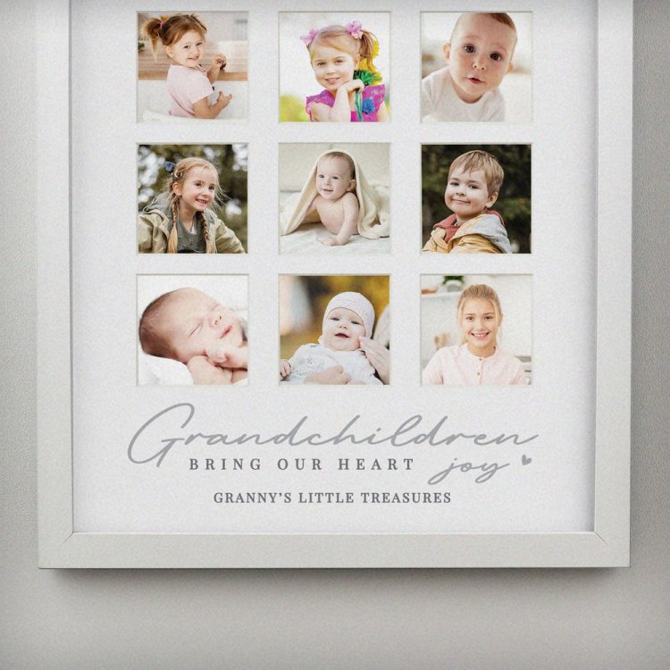 Modal Additional Images for Personalised Grandchildren White Multi Photo Frame