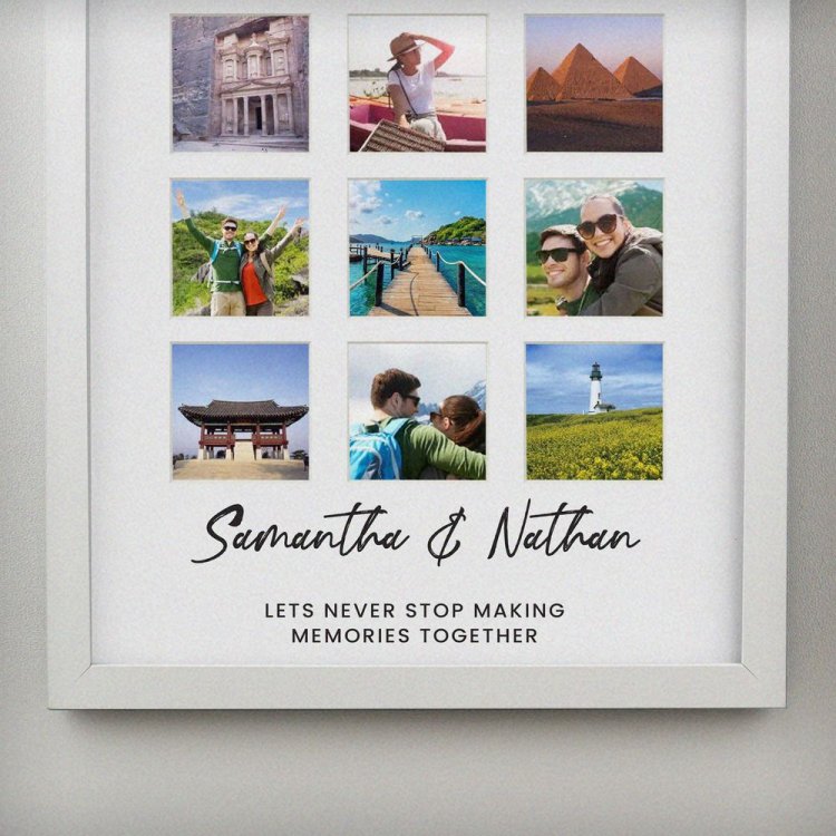 Modal Additional Images for Personalised White Multi Photo Frame